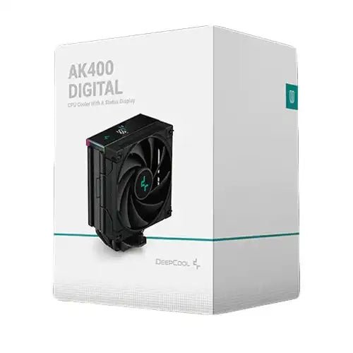 Deepcool CPU AK400 Digital Air Cooler | R - AK400 - BKADMN - G | - Vektra Computers LLC Deepcool CPU AK400 Digital Air Cooler | R - AK400 - BKADMN - G | - Vektra Computers LLC